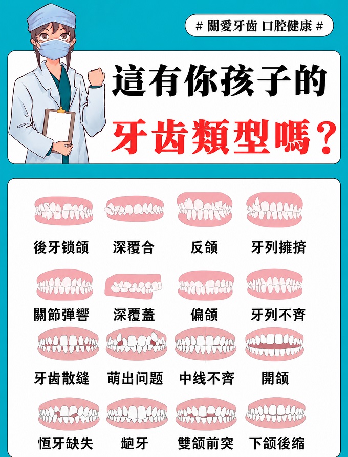 牙齒類型